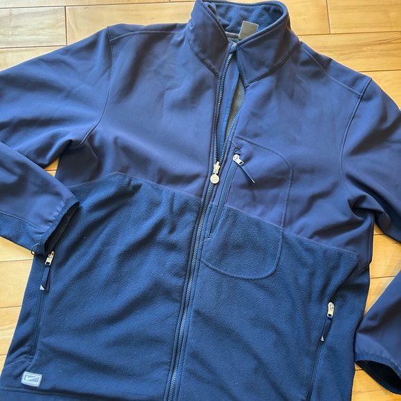 Nike Performance Navy Blue Full Zip up - Picture 2 of 10